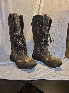Herters Hombres Talla 13m Botas de Caza Cuero Marrón Aislante Impermeable Usadas 2x - Imagen 1 de 11