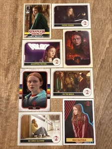 Topps Stranger Things 2 Max Mayfield Lote #7, #CS-8, #No. 14, #7, ST-35 52 91 93 - Imagen 1 de 18