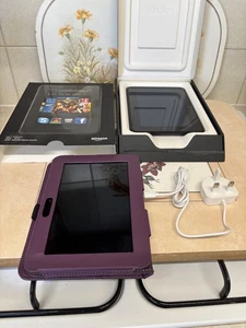 2 x Amazon Kindle Fire (2012), Both Black in Need Of Attention (see description) - Picture 1 of 9