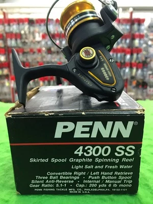 Carrete de pesca Penn 4300SS (hecho en EE. UU.) nuevo stock antiguo Foto 1 de 4