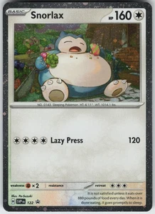 Holo Foil Snorlax 122 Promo SV: Scarlet & Violet Promo Cards - Picture 1 of 2