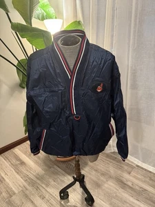 Vintage Cleveland Indians Pro Player Pullover Windbreaker Jacke Gr. L - Bild 1 von 8