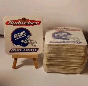 New York Giants Coasters ~ Budweiser/ Budlight 1997 Season Lot Of 40 - Picture 1 of 2