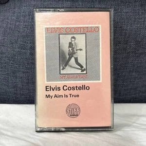 Elvis Costello - MY AIM IS TRUE VG+ Cassette ZSEEZ3 UK 1ST ISSUE 1977 PINK LABEL - Picture 1 of 5