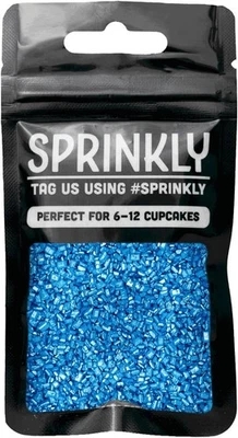 SPRINKLY - Sparkling Sugar - Blue - 30g - Image 1 of 2