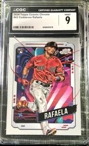 2024 TOPPS COSMIC CHROME RC CEDDANNE RAFAELA CGC 9 #43 - Picture 1 of 2