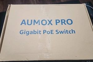 Aumox  Pro 18-Port Ethernet Gigabit Switch w/ 16-Port PoE & 2 Uplink - SG518P  - Picture 1 of 9