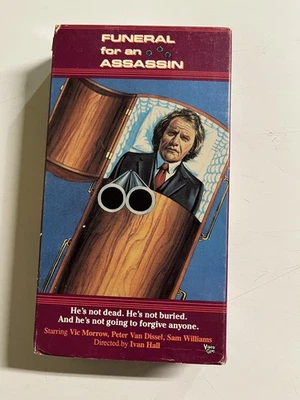 Funeral for an Assassin - VHS (1985) Video Gems Vic Morrow RARE South Africa - Image 1 of 4