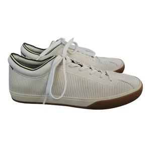 Zapatillas deportivas Rothy's con cordones suela de goma para mujer talla 10 tejidas rubias blancas preppy Y2K - Imagen 1 de 11