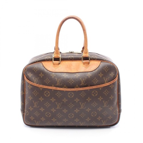 LOUIS VUITTON（LV） Borsa a mano Louis Vuitton Deauville Bowling Vanity M47270 tela monogramma marrone usata