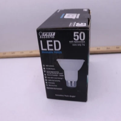 (2-Pk) Feit Electric 5000K Dimmable LED Light Bulb PAR20 450 Lm  - Image 1 of 4