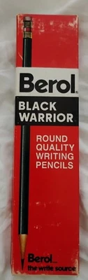 Berol Eagle Black Warrior Vintage Pencils 372-1 Soft- 8 Count - Image 1 of 4