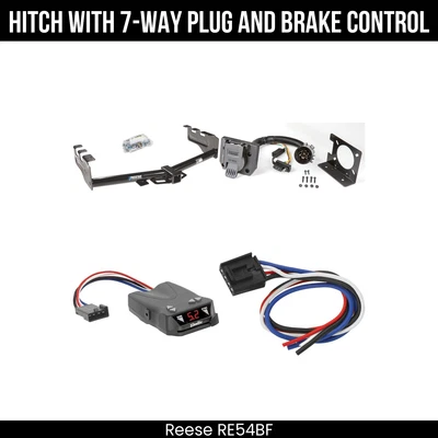 Hitch Tow PKG+ 制动控制 适用于 99-13 Silverado Sierra 1500 HD 2500LD 经典 — 第 1/4 张图片