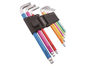 Faithfull Metric Multicoloured Hex Key Set, 9 Piece FAIHKS9C - Picture 1 of 1