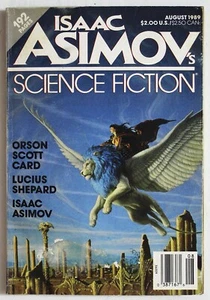 Isaac Asimov's Science Fiction #146(vol13 #8) 1989 Michael Whelan Cover Art - Picture 1 of 2