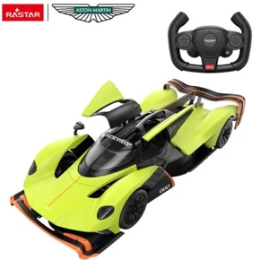 Rastar RC 1:14 Aston Martin Valkyrie AMR Pro Kids Remote Toy Car - Lime Green - Picture 1 of 5