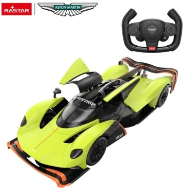 Rastar RC 1:14 Aston Martin Valkyrie AMR Pro Kids Remote Toy Car - Lime Green - Image 1 of 4