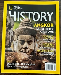NATIONAL GEOGRAPHIC HISTORY MAGAZINE MARCH / APRIL 2022 ANGKOR Sacred City Stone - Imagen 1 de 2