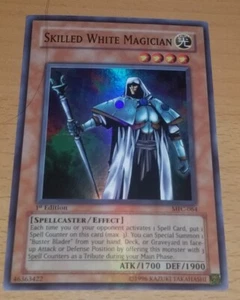 Yugioh Skilled White Magician MFC-064 Magician's Force Unlimited Yu-Gi-Oh - Picture 1 of 1