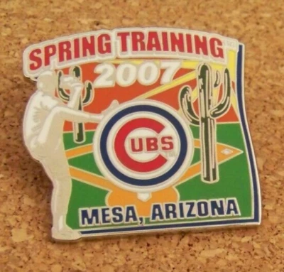 2007 Chicago Cubs Spring Training pin Cactus League Mesa Arizona MLB c45107 - Image 1 of 4