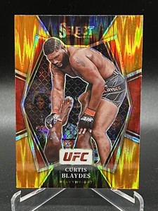 2022 Panini Select UFC Premier Level Orange Flash Prizm of Curtis Blaydes