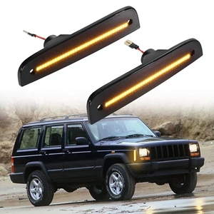 2x Side Corner Parking Marker Lights For 1997 1998 1999 2000 2001 Jeep Cherokee - Picture 1 of 12