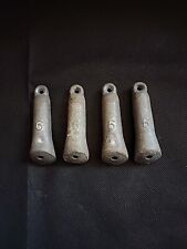 Lot Of 4 Bank Sinkers Fishing Accesories Bell Weight 6 Oz Each