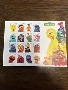 Scott #5394 SESAME STREET Sheet of 16 Forever Stamps MNH 2019 - Picture 1 of 1
