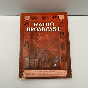 October 1926 RADIO BROADCAST MAGAZINE - RADIO FOR 1927 COVER - ST 1767H - Picture 1 of 9