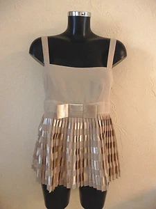 RED VALENTINO - HAUT A BRETELLES CHAIR - TAILLE 40 FR - NEUF - Bild 1 von 7