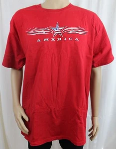 Camiseta América con Estrellas y Rayas Llena Estrella Roja SIN Etiquetas Ver Medidas - Imagen 1 de 5