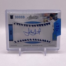 2020 JORDAN YAMAMOTO Panini Absolute ROOKIE AUTO /99  #117