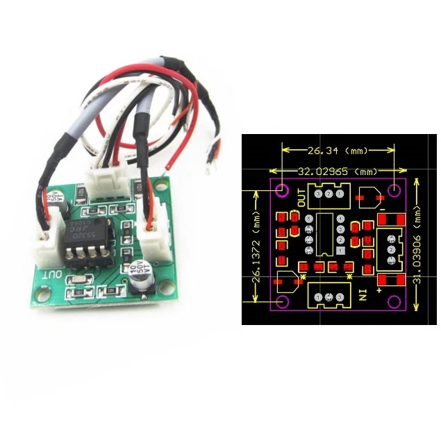 NE5532 OP-AMP HIFI Audio Preamplifier Dual Preamp Board for Bluetooth Pre-amp S - Image 1 of 1