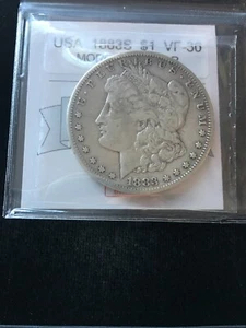 1883S   USA,  Silver Morgan Dollar.. - Picture 1 of 8