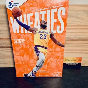 Lebron James Wheaties Box LA Lakers 15.6 oz Full Cereal Sealed IN HAND RARE  - Picture 1 of 5