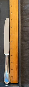 1 REED AND BARTON HEPPLEWHITE STERLING TRUE DINNER KNIFE 9 1/2" WITH 8 AV. EACH - Picture 1 of 2