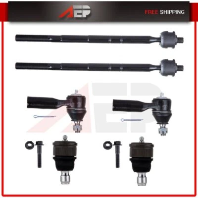 6PCS Steering Parts Tie Rod End Ball Joint For 2001-2006 Mazda Tribute - Image 1 of 4