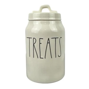 Rae Dunn TREATS Canister with Lid Easter Farmhouse Magenta Artisan Collection - Picture 1 of 7