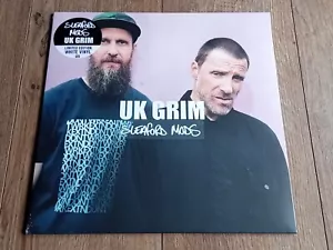 SLEAFORD MODS - UK GRIM LP WHITE VINYL NEW SEALED - Picture 1 of 2