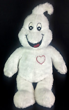 Build A Bear Casper The Ghost 19" Glow In The Dark Eyes & Heart Friendly Smiling