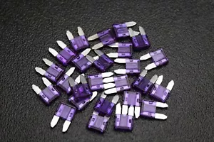 50er PACK ATM 3 AMP SICHERUNGEN MINI SICHERUNG BLADE STYLE AUTO BOOT KFZ AUTO ATM3 - Bild 1 von 8