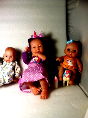 BERENGUER ~ REBORN Lot of 4 Anatomically Correct Boy & Girl 22-07 Baby Doll - Image 1 of 4