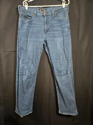 Pantalones de mezclilla para hombre Hawk Work Gear Ripstop etiqueta utilitaria 36x32 real 36x30 reforzados Foto 1 de 4