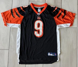 Vintage Youth XL 18-20 NFL Reebok Carson Palmer #9 Cincinnati Bengals Jersey - Picture 1 of 4