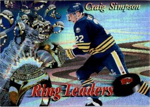 1994-95 Finest Ring Leaders #7 Craig Simpson - NM-MT