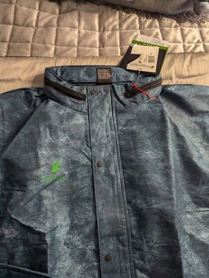 TRAJE DE CHUVA RESPIRÁVEL IMPERMEÁVEL MASCULINO SAGG TOGGS 2XL azul clássico para todos os esportes novo - Imagem 1 de 4