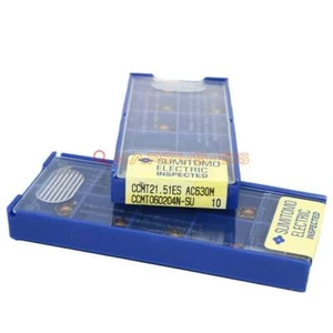 10PCS NEW SUMITOMO CNC Carbide Inserts CCMT060204N-SU AC630M - Picture 1 of 1