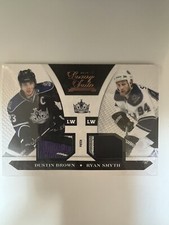 Dustin Brown/ Ryan Smyth 2010/11 Panini Luxury Suite Dual Patch #4/20 LA Kings