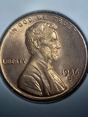1986 Lincoln Cent With Doubled Die Obverse!! - Image 1 of 4