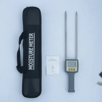 Medidor de contenido de humedad de papel Medidor de humedad de paca de papel Precisión 0,1 Rango 0 ~ 95 % Foto 1 de 4